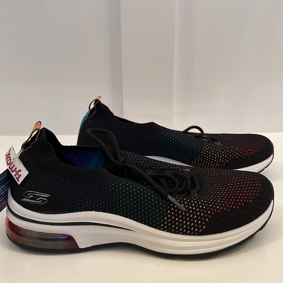 Skechers Sport Plus Air Rainbow Athletic Shoes, Size 8 5, NWT - Picture 2 of 6